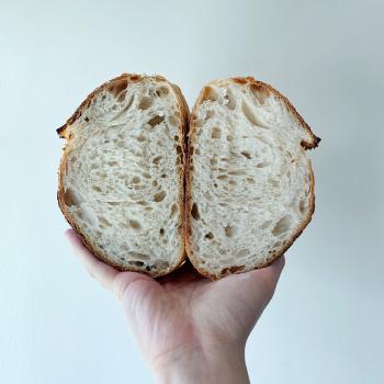 Adam Levain White Sourdough second slice