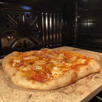 Aylishka Sourdough pizza first slice