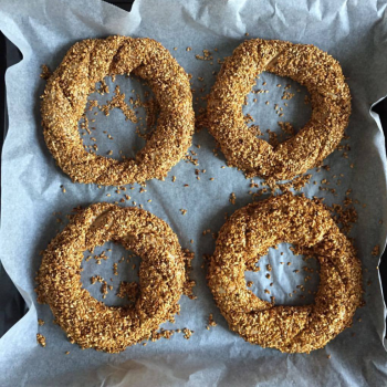 Baron Turkish Sourdough "Simit" (Sesame Bread Ring) first overview