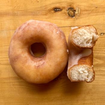 Biscoff Sourdough doughnuts first overview