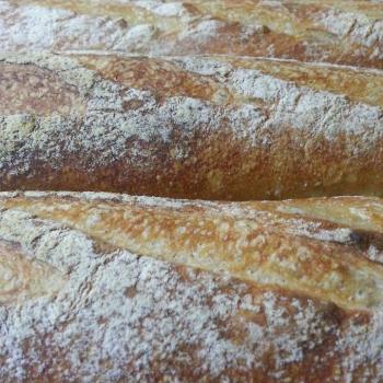 Bob (Sponge) Baguette first slice