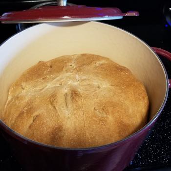 Bruce Easy Sourdough Bread second slice