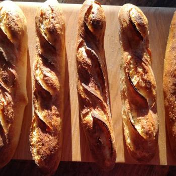 Bubbles Sourdough Baguettes  second overview