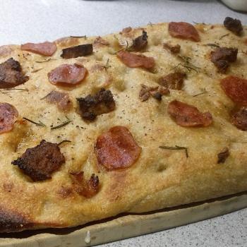Bubbles whole wheat focaccia  second overview