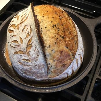 Buddy Sourdough and pancakes first slice