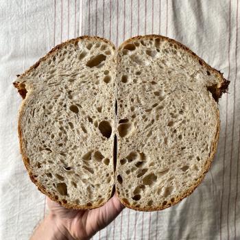 Crugybara Sourdough Loaf second slice