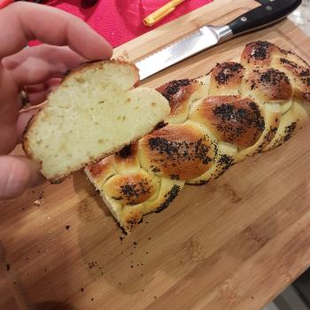 Fievel Sourdough Challah second slice