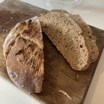 Hubert just bread second slice