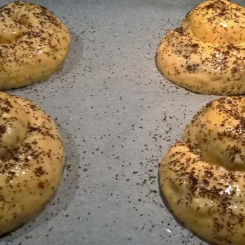 Katerina's Prozymaki Sweet Bread with Nutella filling first overview
