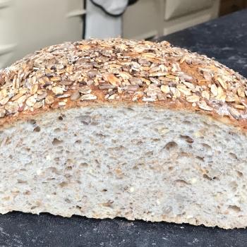 Levine Multigrain sourdough bread second slice