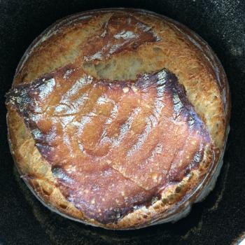 Mishka Bread first slice