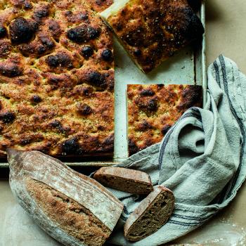 Mom Focaccia second slice