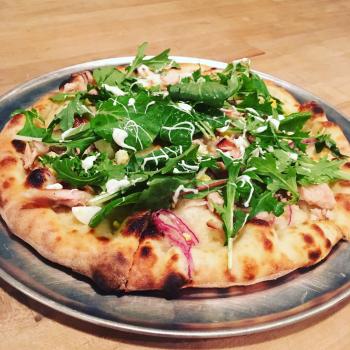 Mom Pizzas! first slice