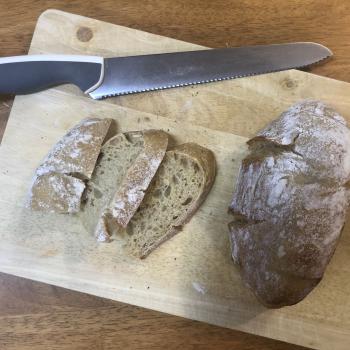 Nafas Rustic sourdough loaves first slice