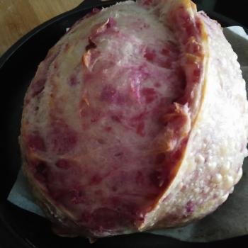 Pluto  Sourdough bread with purple sweet potato  first overview