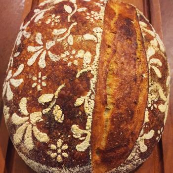Precious Sourdough bread second slice