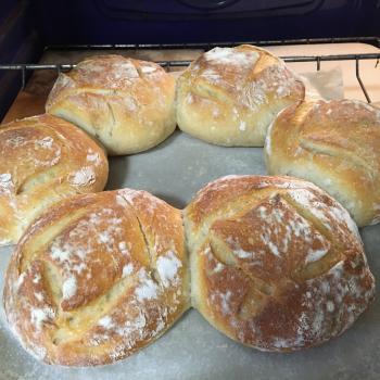 Riverside Lodge COVID-19 2 Boules, 4 Garlic Rosemary Bâtards , 4 Baguettes or Épi de Blé first overview