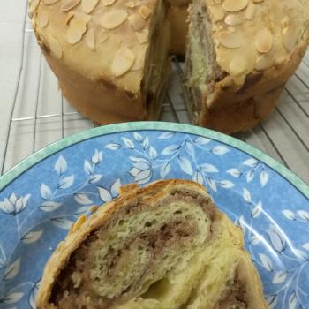 Sally Almond cinnamon sourdough cake second slice
