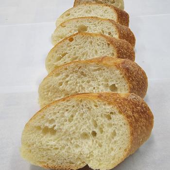 Tranquility Acres Levain Baguette second slice