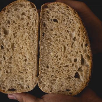 Weirddough  Sourdough Boule second slice