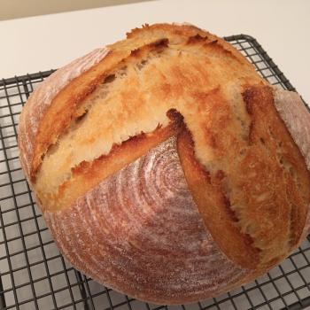Wheatbelt Fester Round Bread first slice