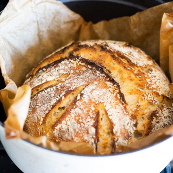 Whole Wheat Sourdough Bread first overview